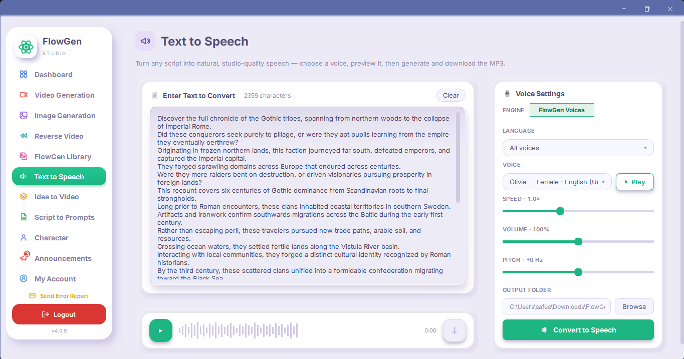 Voice over